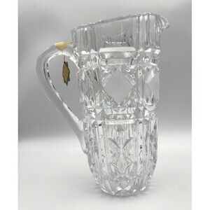 W Germany Cambridge by Royal Kendall 24% Lead Crystal Pitcher EXCELLENT